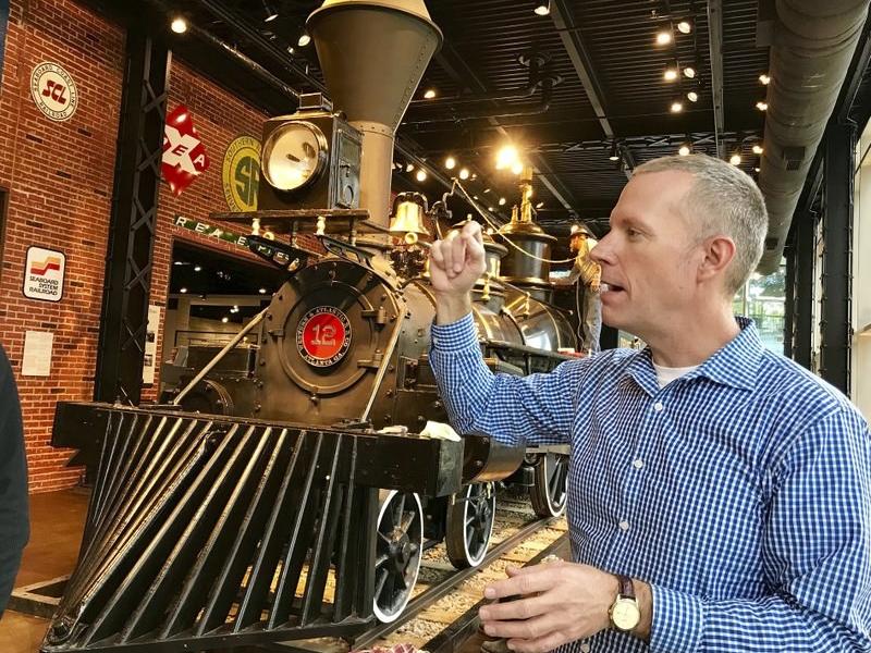 Image of Associated Press: Railroad artifacts tell story of how trains built Atlanta