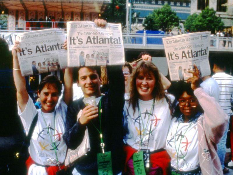 Image of Atlanta Journal-Constitution: Olympic memories: Atlanta History Center shows impact of 1996 Games