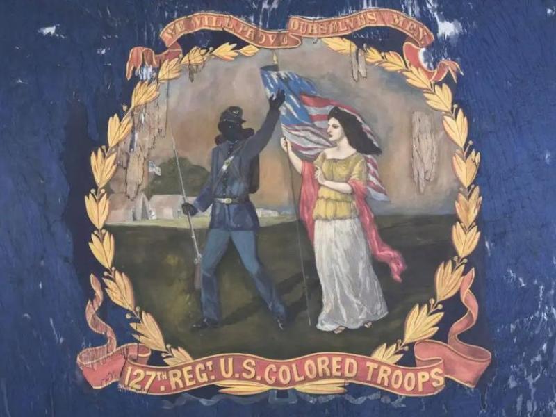 Image of Atlanta Journal-Constitution: History Center to display $200,000 flag of Civil War's black soldiers